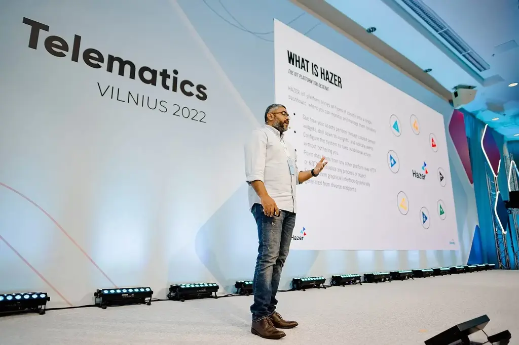 Software developer presentation at Telematics Vilnius 2022